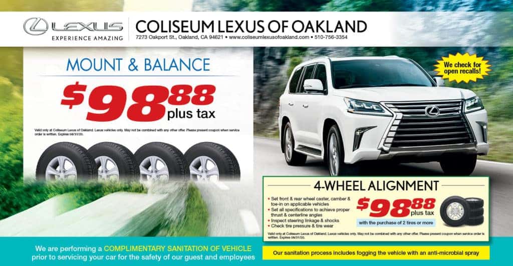 Lexus Service Specials Coliseum Lexus of Oakland
