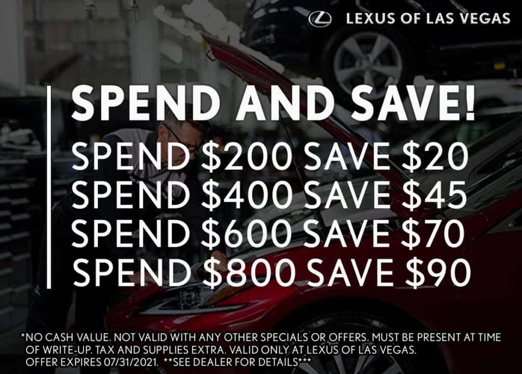 Auto Service Specials Lexus of Las Vegas near St UT