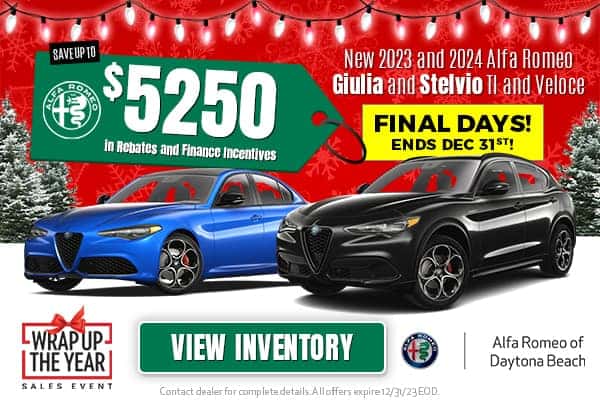 2023 & 2024 Alfa Romeo Giulia & Stelvio TI & Veloce 