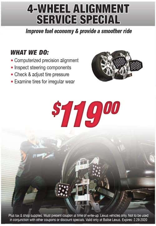 4-wheel alignment special