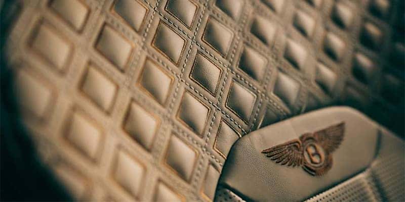 Bentley Seat Closeup