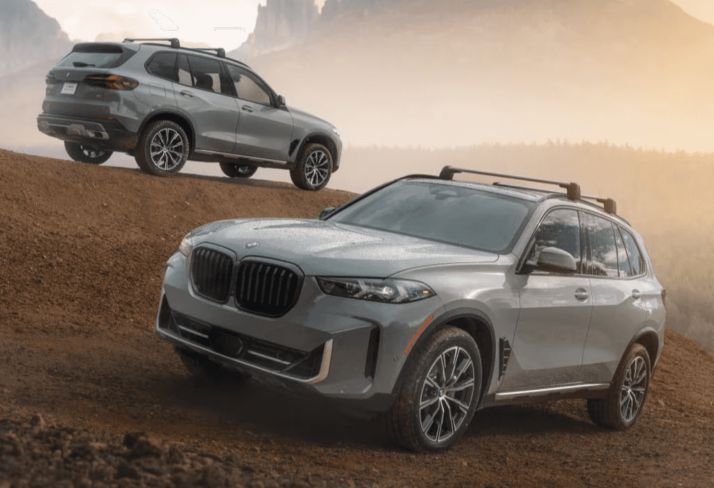 2025 BMW X5 silver anniversary edition front and rear