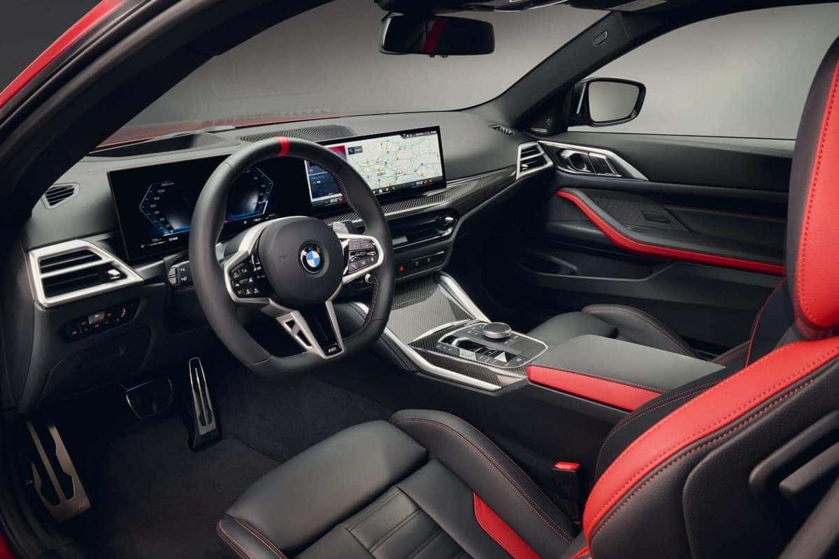 modern interior of the 2025 BMW 4-series