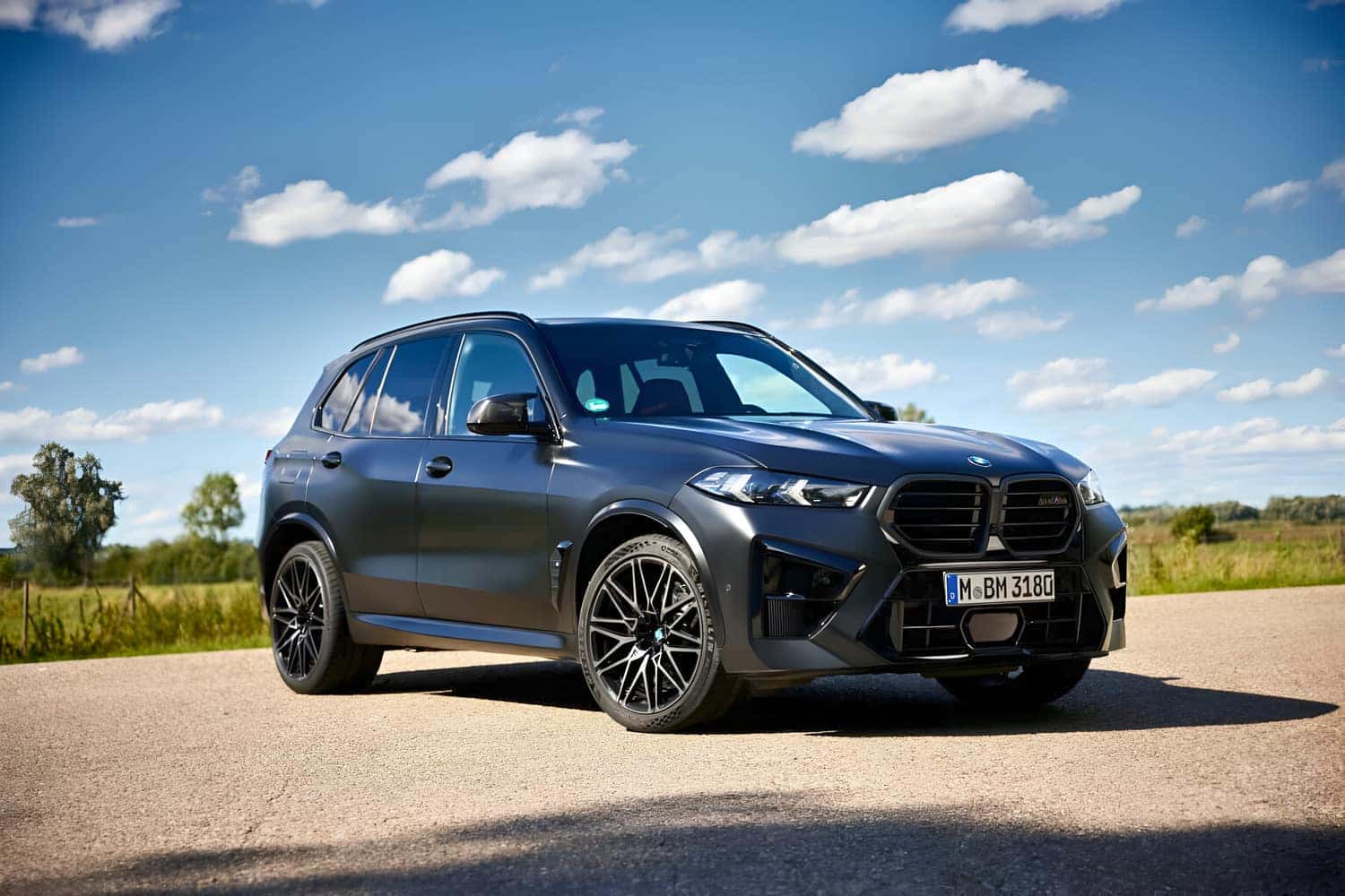 2025 BMW X5 M in Frozen Black