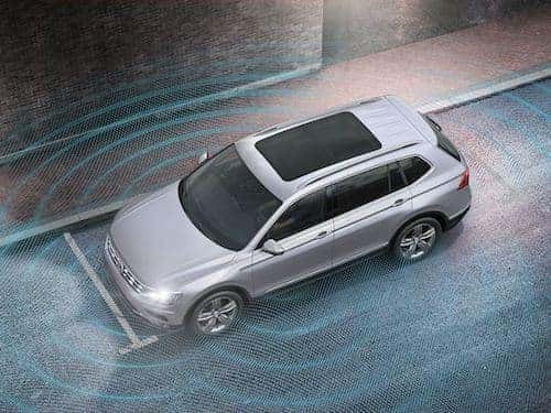 2022 VW Tiguan available overhead view camera