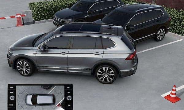 2022 VW Tiguan available overhead view camera
