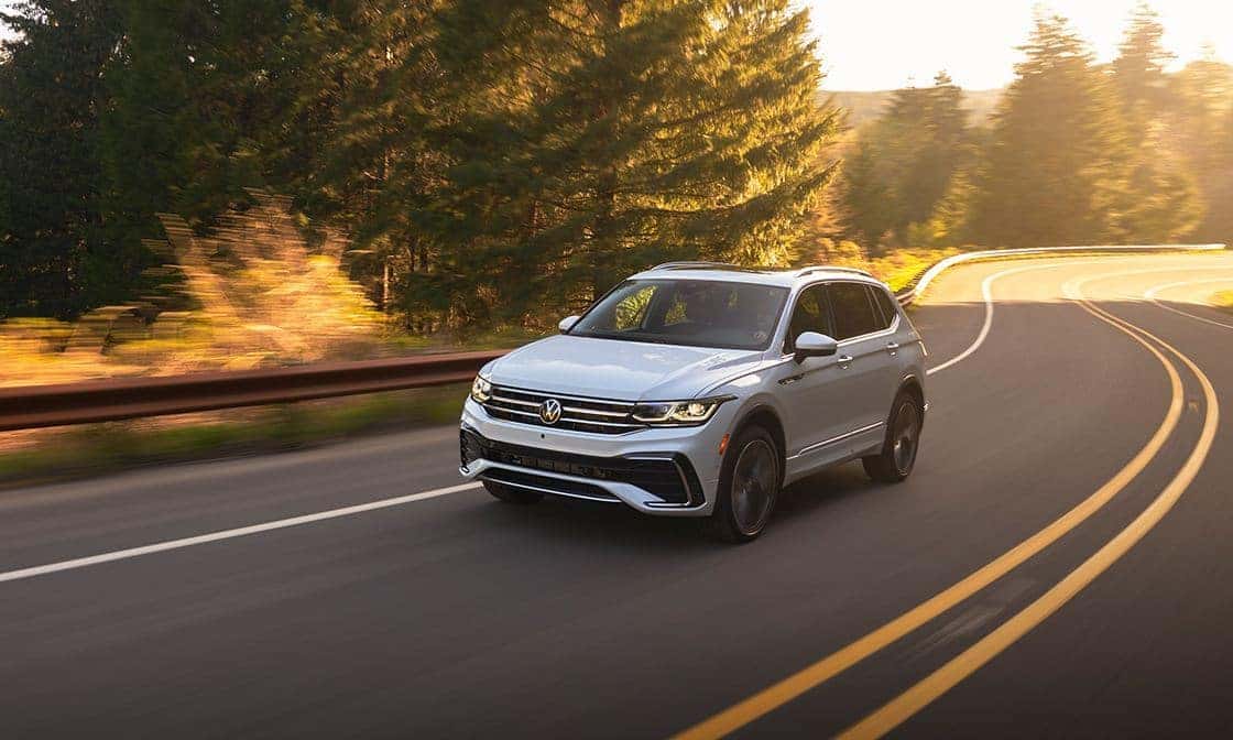 2022 VW Tiguan turbocharged engine