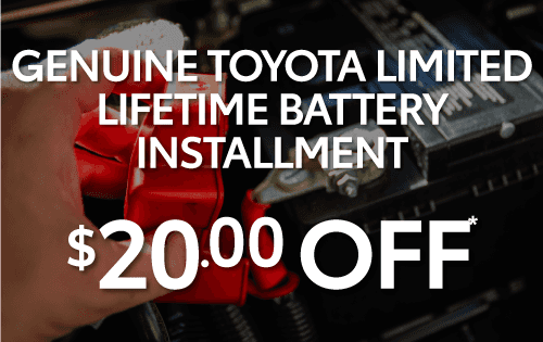 Limited Lifetime Battery Installment - $20 off
