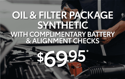 Oil & Filter Package - Synthetic - $69.95