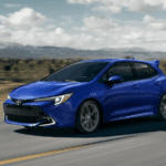 Toyota's Hatchback Advantage - blue Toyota hatchback