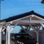 Protect Your Toyota's Paint This Summer - Modern and high quality carport made of wood