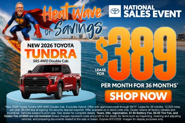 New 2026 Toyota Tundra SR5 4WD Double Cab