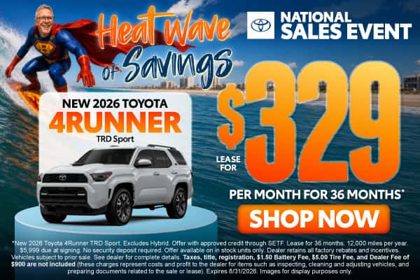 New 2026 Toyota 4Runner TRD Sport