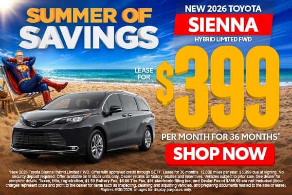 New 2026 Toyota Sienna Hybrid Limited FWD