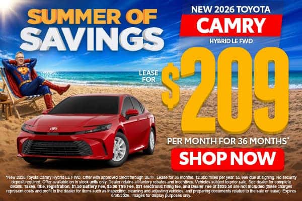 New 2026 Toyota Camry Hybrid LE FWD