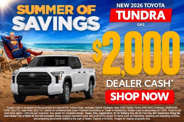 New 2026 Toyota Tundra Gas