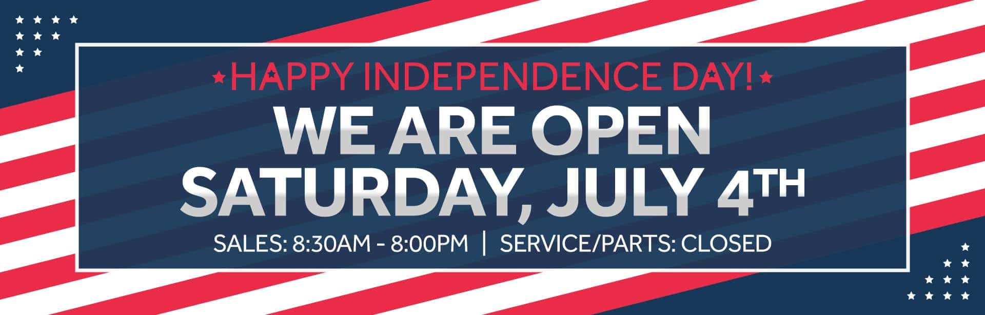 open July 4