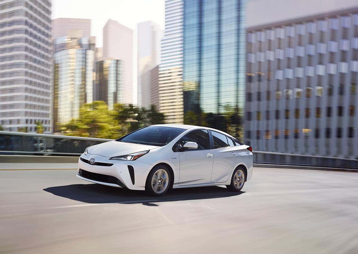 A Hybrid for Everyone at Boch Toyota | white 2019 toyota prius hybrid running on road A Hybrid for Everyone at Boch Toyota | white 2019 toyota prius hybrid running on road