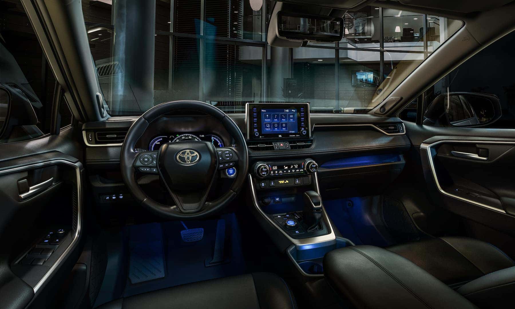 A Toyota Hybrid for Everyone: Quick Facts at Boch Toyota | the interior of the rav4 hybrid A Toyota Hybrid for Everyone: Quick Facts at Boch Toyota | the interior of the rav4 hybrid
