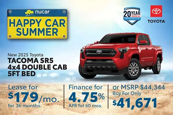 New 2025 Toyota Tacoma SR5 4X4 Double Cab 5-ft Bed 