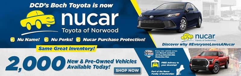 Boch Toyota is now Nucar Toyota of Norwood