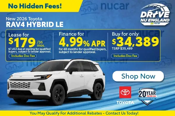 New 2026 Toyota Rav4 Hybrid LE AWD 