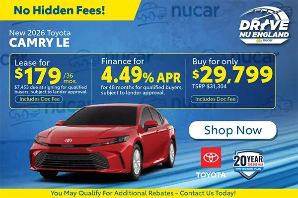 New 2026 Toyota Camry LE