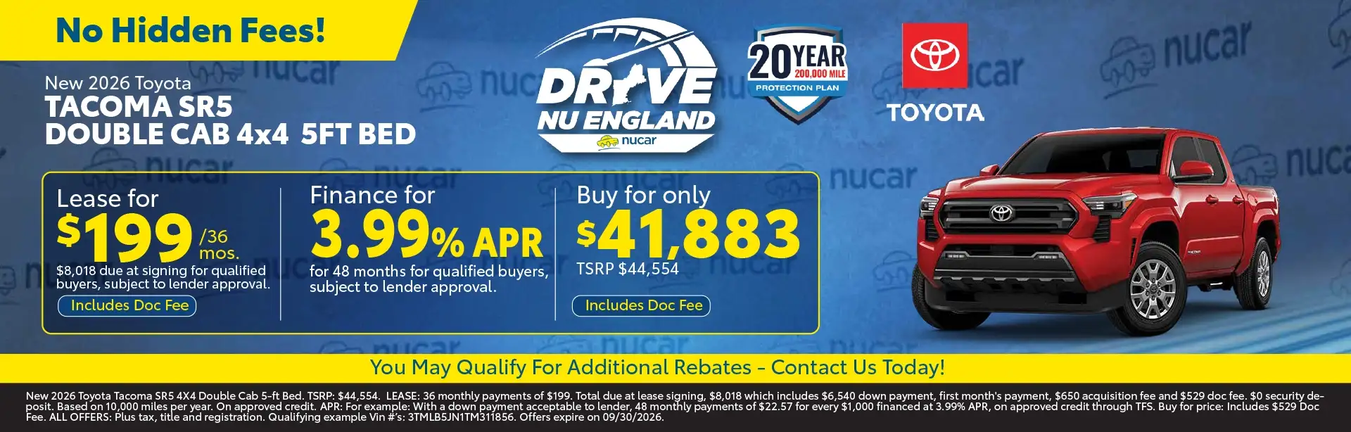 new vehicle specials