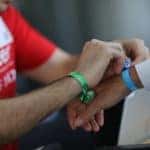 person volunteering