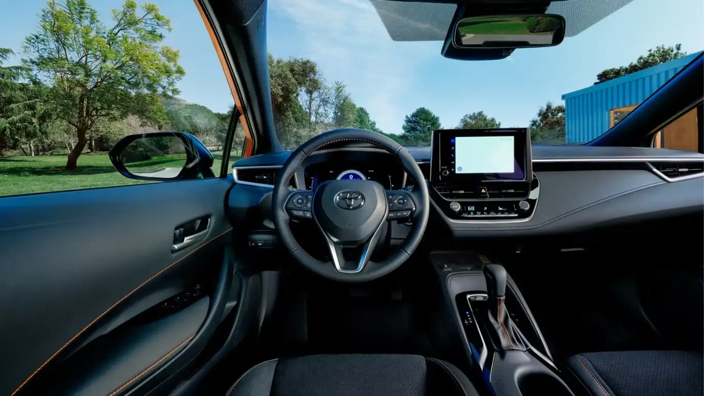 2026 toyota corolla hatchbck interior