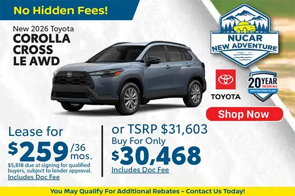 New 2026 Toyota Corolla Cross LE AWD 