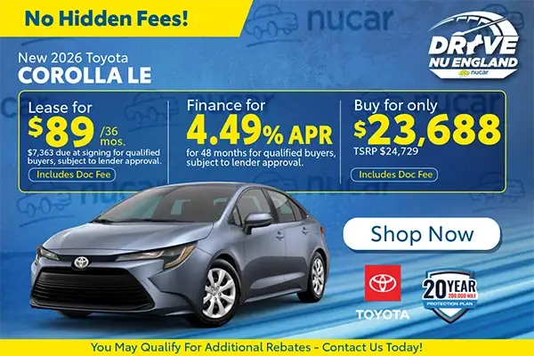 New 2026 Toyota Corolla LE 