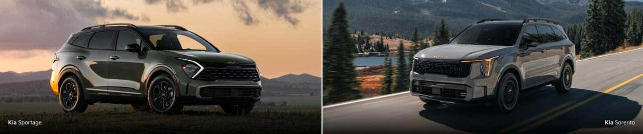 2025 Kia Sportage vs. Kia Sorento