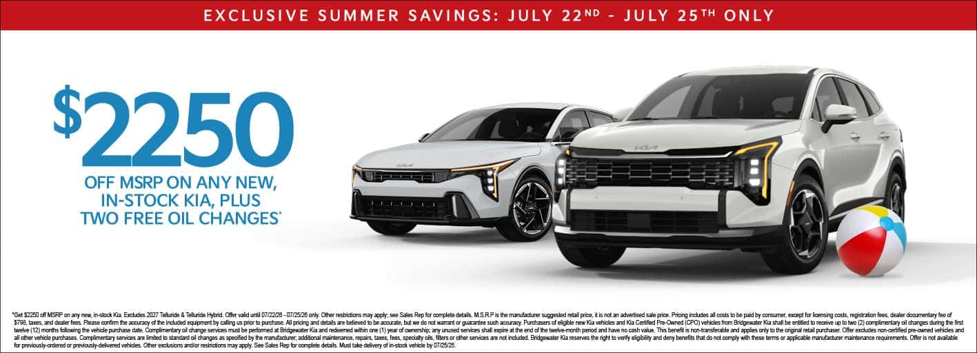 July $2250 Offer