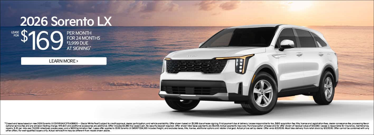 Sorento Lease Offer