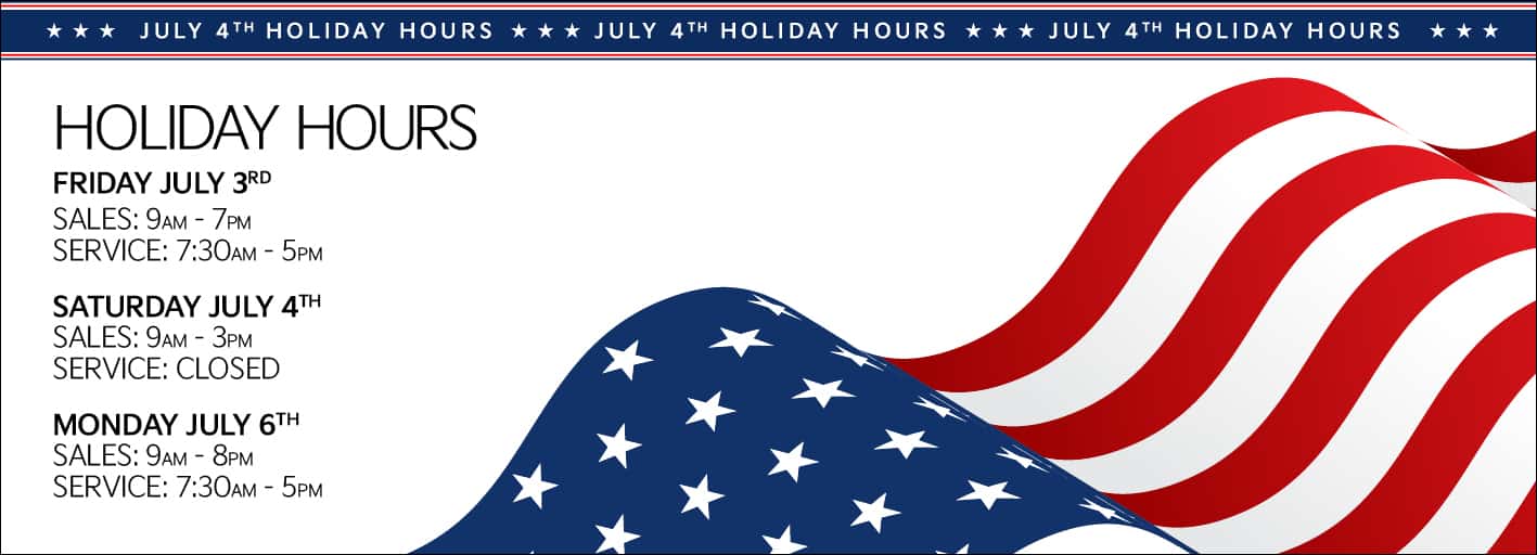 July Fourth Weekend Hours #2