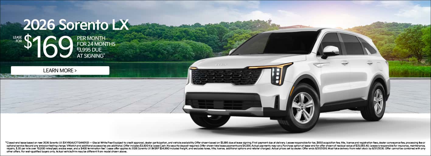 2026 Sorento Offer