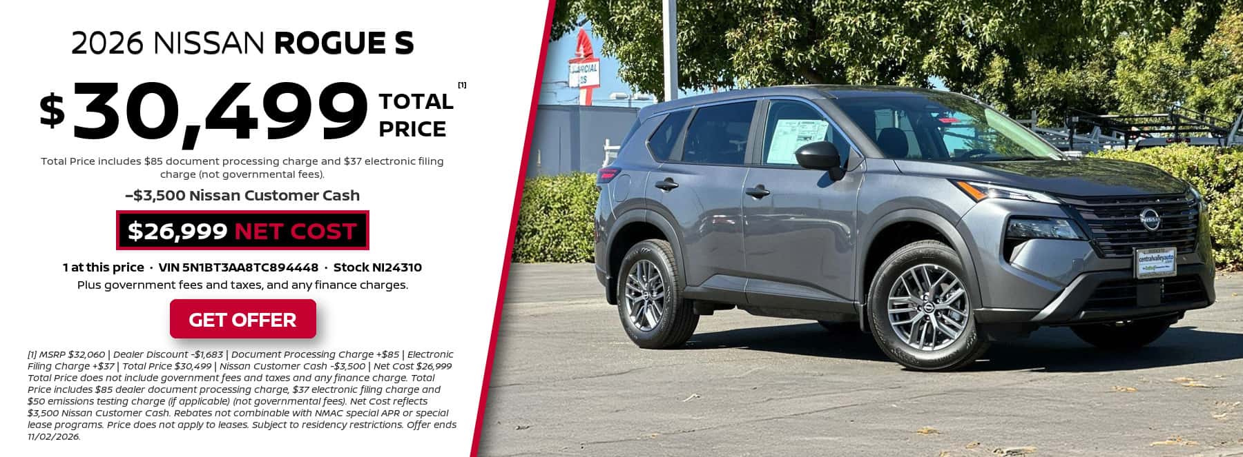 2026_Nissan_Rogue_S_Purchase_Oct26