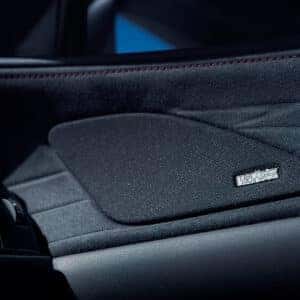 Lexus RX Mark Levinson premium speaker integrated into the black door panel.