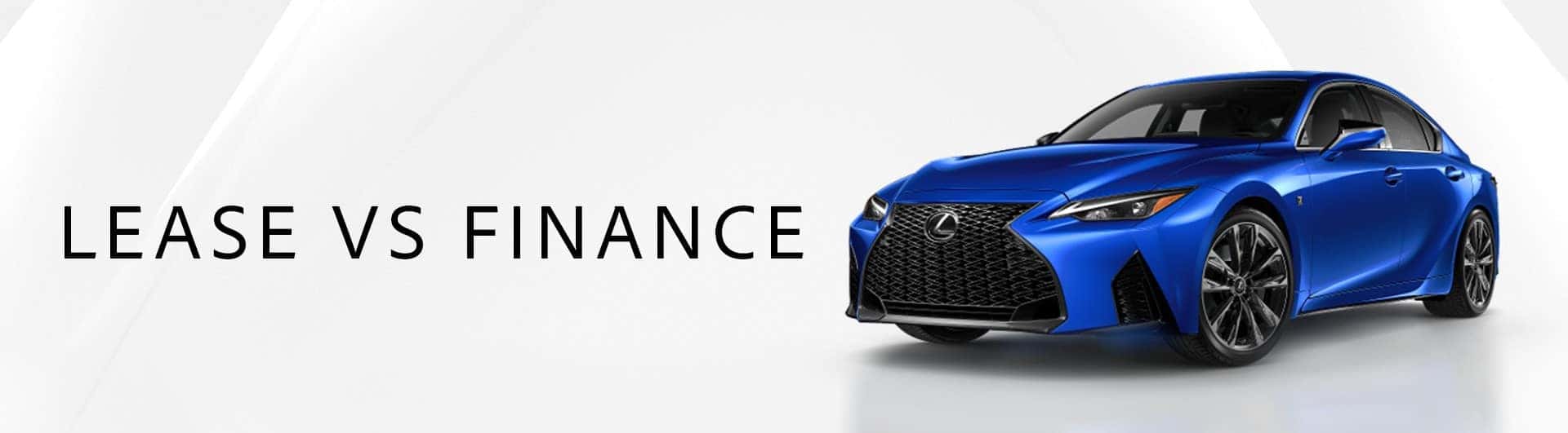 LEASE VS FINANCING BANNER