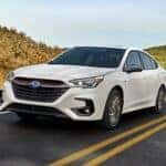 white 2025 subaru legacy