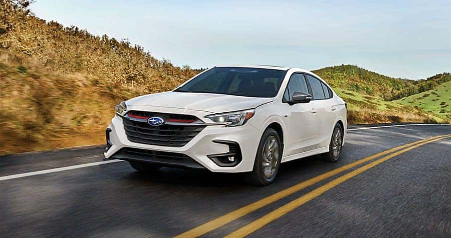 white 2025 subaru legacy