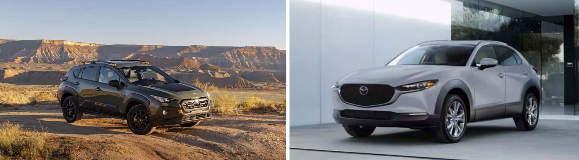2025 subaru crosstrek vs 2025 mazda cx-30 side by side comparison