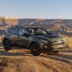 green subaru crosstrek off roading