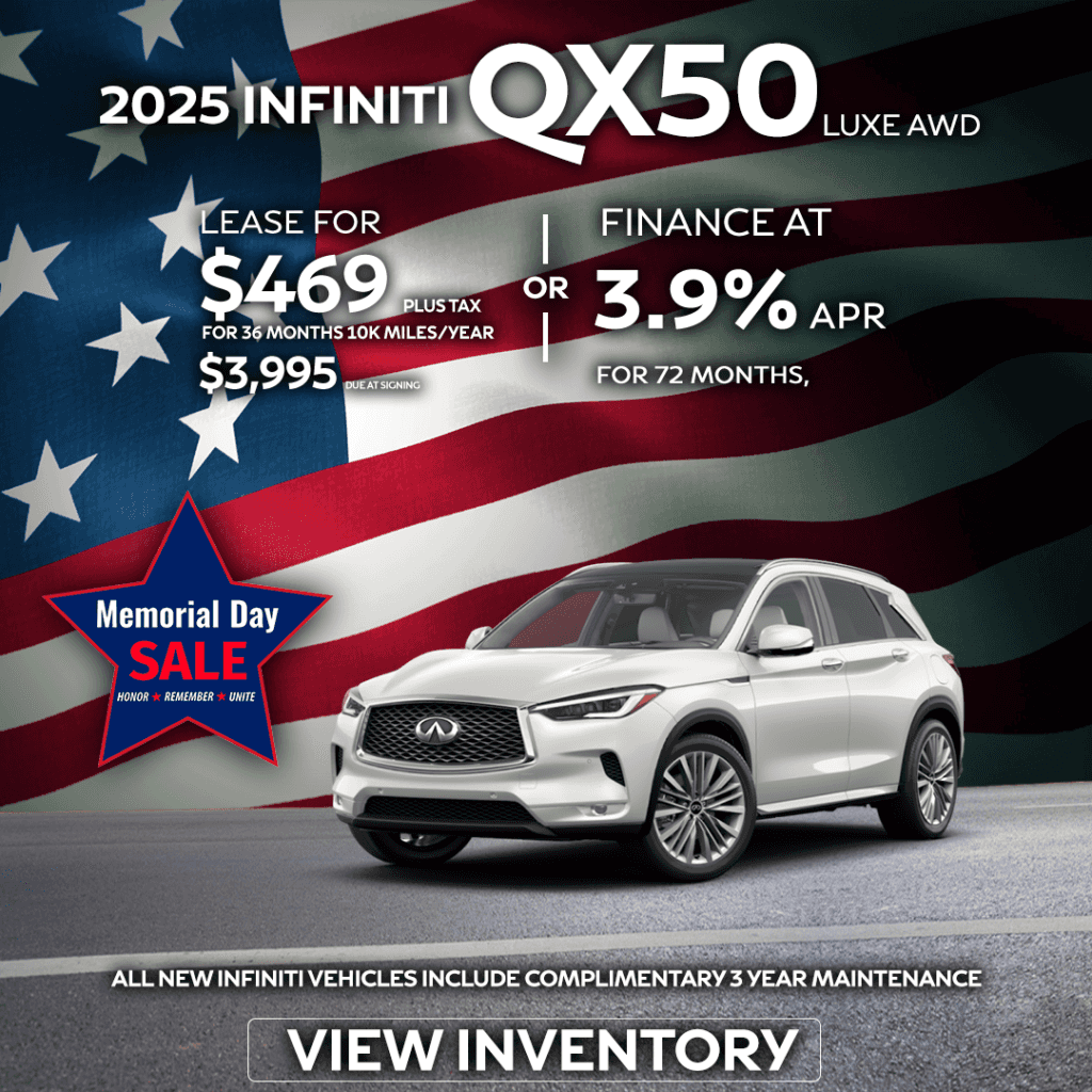 New 2025 INFINITI QX50 LUXE
