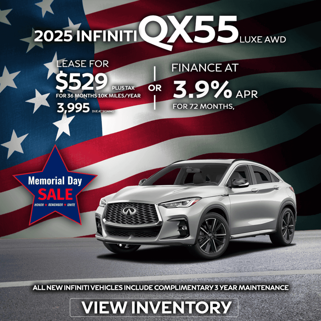 New 2025 INFINITI QX55 LUXE