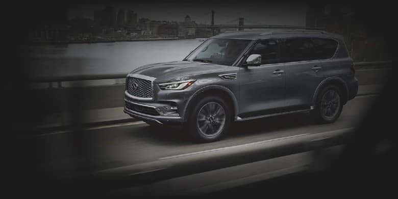 Exterior view of the 2023 INFINITI QX80
