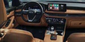 Interior tech in the QX60