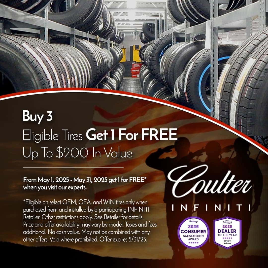 Buy 3 tires get 1 for free