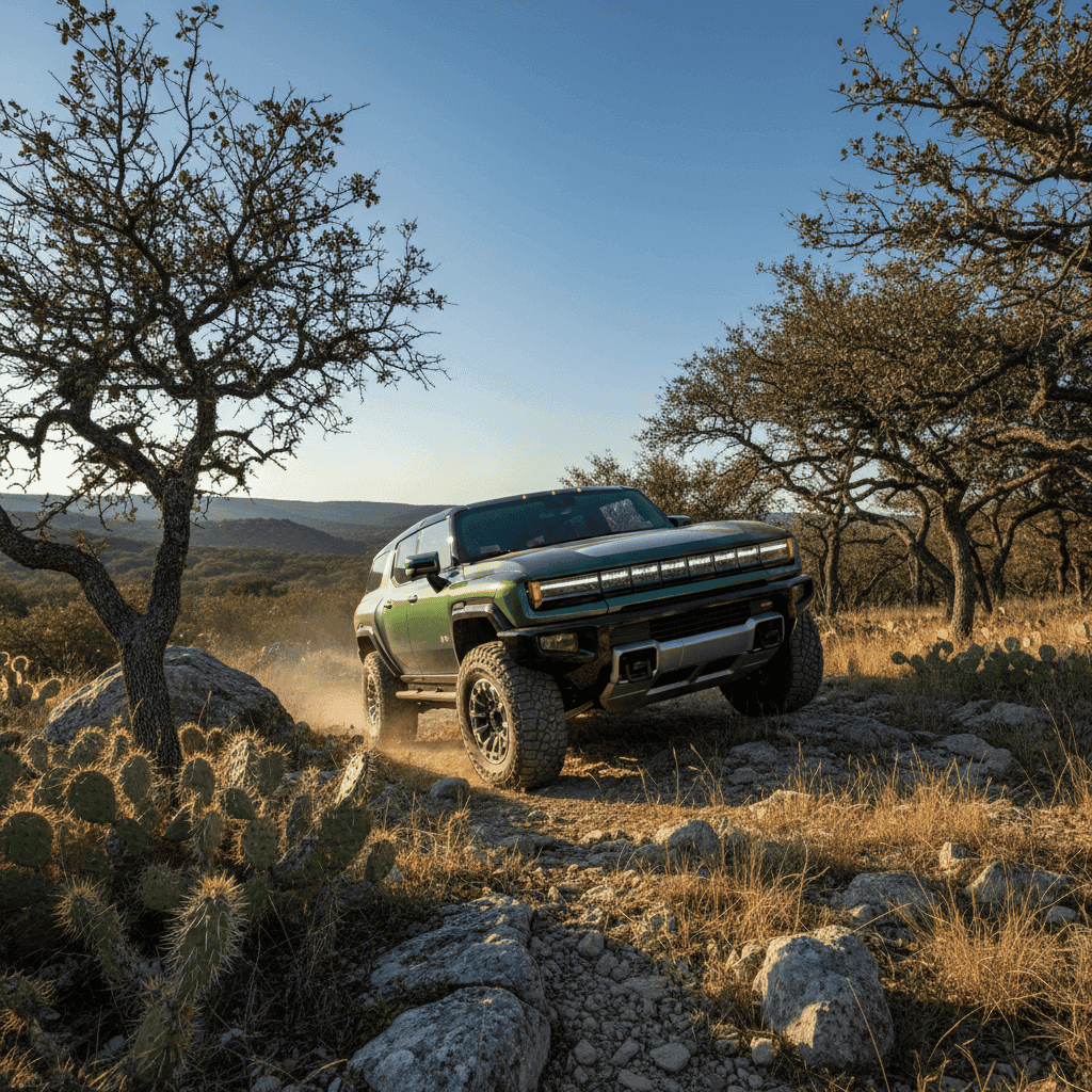 Mastering the Trail with GMC Hummer EV’s CrabWalk and Extract Mode in Texas Hill Country Austin for sale